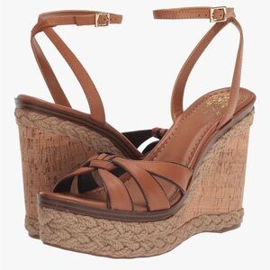 Vince Camuto Pelani Wedge Sandals Size 7.5! Worn Once, Great Condition!